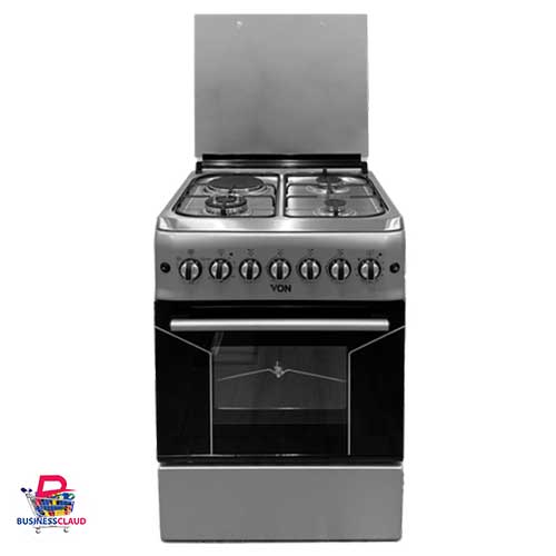 sell online 3 Gas + 1 Electric Cooker - Silver Von VAC6F031US